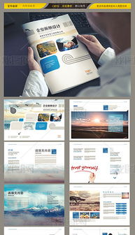 cdr軟件公司畫冊 cdr格式軟件公司畫冊素材圖片 cdr軟件公司畫冊設計模板 